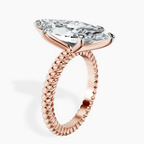 18kt Rose Gold Sansa Solitaire Lab Diamond Ring standing product image one