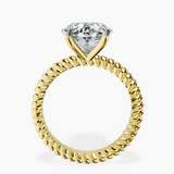 14kt Yellow Gold Sansa Solitaire Lab Diamond Ring side right image one