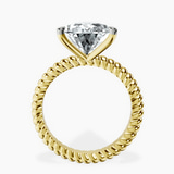 18kt Yellow Gold Sansa Solitaire Lab Diamond Ring side right image one