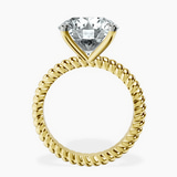 14kt Yellow Gold Sansa Solitaire Lab Diamond Ring side right image one