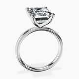 Platinum Four Prong Solitaire 2mm Lab Diamond Ring side right image one