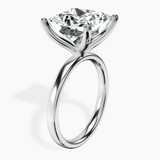 Platinum Four Prong Solitaire 2mm Lab Diamond Ring standing product image one