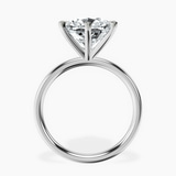 Platinum Six Prong Solitaire 2mm Lab Diamond Ring side right image one