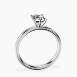 Platinum Six Prong Solitaire 2mm Lab Diamond Ring side right image one