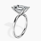 Platinum Six Prong Solitaire 2mm Lab Diamond Ring standing product image one