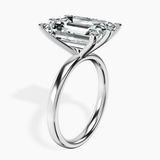 Platinum Six Prong Solitaire 2mm Lab Diamond Ring standing product image one