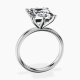 Platinum Six Prong Solitaire 2mm Lab Diamond Ring side right image one