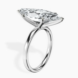 Platinum Six Prong Solitaire 2mm Lab Diamond Ring standing product image one