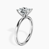 Platinum Six Prong Solitaire 2mm Lab Diamond Ring standing product image one