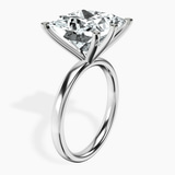 Platinum Six Prong Solitaire 2mm Lab Diamond Ring standing product image one