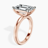 14kt Rose Gold Quinn Solitaire Lab Diamond Ring standing product image one