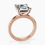 14kt Rose Gold Quinn Solitaire Lab Diamond Ring side right image one