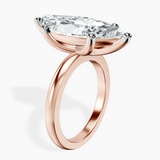 18kt Rose Gold Quinn Solitaire Lab Diamond Ring standing product image one
