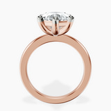18kt Rose Gold Quinn Solitaire Lab Diamond Ring side right image one
