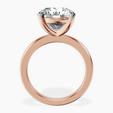 14kt Rose Gold Quinn Solitaire Lab Diamond Ring side right image one