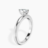 Platinum Quinn Solitaire Lab Diamond Ring standing product image one