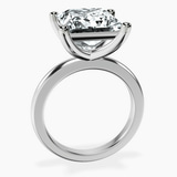 Platinum Quinn Solitaire Lab Diamond Ring side right image one