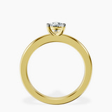 18kt Yellow Gold Quinn Solitaire Lab Diamond Ring side right image one