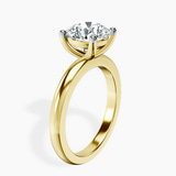 18kt Yellow Gold Quinn Solitaire Lab Diamond Ring standing product image one