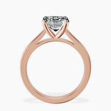 10kt Rose Gold Teagan Solitaire 2mm Lab Diamond Ring side right image one