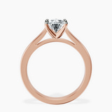 14kt Rose Gold Teagan Solitaire 2mm Lab Diamond Ring side right image one