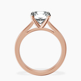 18ct Rose Gold Teagan Solitaire 2mm Lab Diamond Ring side right image one