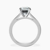 10kt White Gold Teagan Solitaire 2mm Lab Diamond Ring side right image one