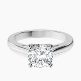 18ct White Gold Teagan Solitaire 2mm Lab Diamond Ring front image
