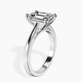 Platinum Teagan Solitaire 2mm Lab Diamond Ring standing product image one