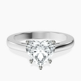 14kt White Gold Teagan Solitaire 2mm Lab Diamond Ring front image