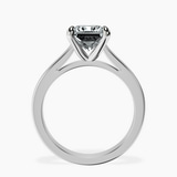 18kt White Gold Teagan Solitaire 2mm Lab Diamond Ring side right image one