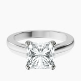 Platinum Teagan Solitaire 2mm Lab Diamond Ring front image