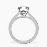 Platinum Teagan Solitaire 2mm Lab Diamond Ring side right image one