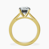 10kt Yellow Gold Teagan Solitaire 2mm Lab Diamond Ring side right image one