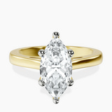 14kt Yellow Gold Teagan Solitaire 2mm Lab Diamond Ring front image