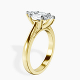 14kt Yellow Gold Teagan Solitaire 2mm Lab Diamond Ring standing product image one