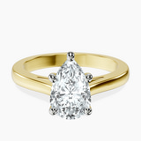 18ct Yellow Gold Teagan Solitaire 2mm Lab Diamond Ring front image