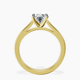 18ct Yellow Gold Teagan Solitaire 2mm Lab Diamond Ring side right image one