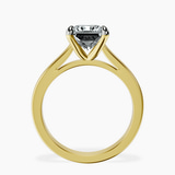 10kt Yellow Gold Teagan Solitaire 2mm Lab Diamond Ring side right image one