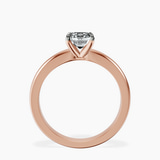 14kt Rose Gold Arielle Solitaire Lab Diamond Ring side right image one