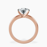18kt Rose Gold Arielle Solitaire Lab Diamond Ring side right image one