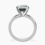 14kt White Gold Arielle Solitaire Lab Diamond Ring side right image one