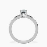 10kt White Gold Arielle Solitaire Lab Diamond Ring side right image one