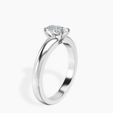10kt White Gold Arielle Solitaire Lab Diamond Ring standing product image one