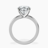 10kt White Gold Arielle Solitaire Lab Diamond Ring side right image one