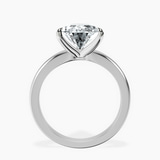 10kt White Gold Arielle Solitaire Lab Diamond Ring side right image one