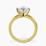 10kt Yellow Gold Arielle Solitaire Lab Diamond Ring side right image one