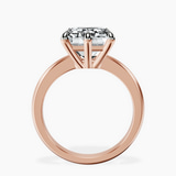 14kt Rose Gold Eva Six Prong Knife Edge Lab Diamond Ring side right image one