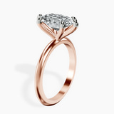 18kt Rose Gold Alora Six Prong Solitaire Lab Diamond Ring standing product image one