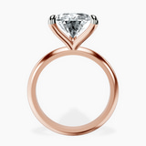 14kt Rose Gold Alora Six Prong Solitaire Lab Diamond Ring side right image one